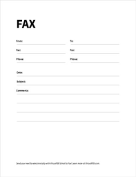 free fax cover sheet templates for your