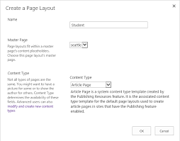 create a page layout in sharepoint