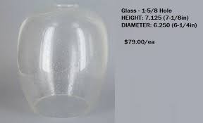 1 5 8in Hole Glass Shades