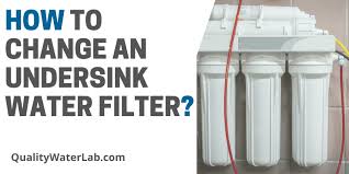 change an under sink water filter