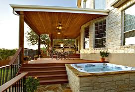 Outdoor Kitchen Hot Tub Deck Design