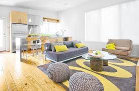 gray and yellow living rooms photos