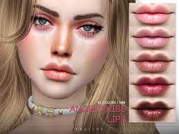 the sims resource angels kiss lips n89