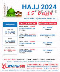 15 days hajj package from stan