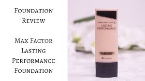 foundation review max factor lasting