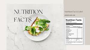 calculate nutrition facts for your