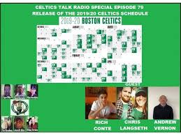 Check out our racing 10 line scratch off cards! Celtics Talk Radio Special Episode 79 Release Of The 2019 20 Celtics Schedule 08 16 By Celtics Talk Radio Sports