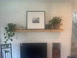 Fireplace Mantel Rustic Wood