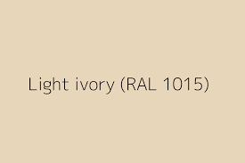 light ivory ral 1015 hex code