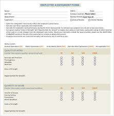 Employee Evaluation Form 41 Download Free Documents In Pdf