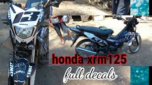 new design decals sticker honda xrm125