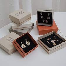 package earrings gift box square case