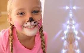 how to face paint bunny nose kids