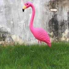 Promo 2 Plastic Pink Flamingo Lawn