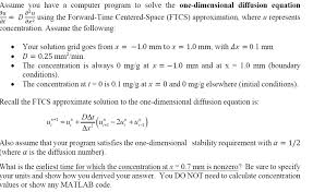 Dimensional Diffusion Equation Ju A2u