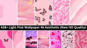 light pink wallpaper 4k aesthetic