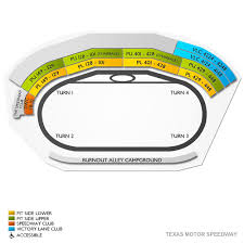 Texas Motor Speedway 2019 Seating Chart