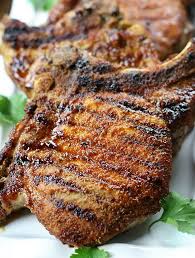 tender and juicy broiled pork chops