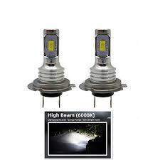 2pcs h7 car led fog light bulbs drl