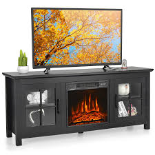 58 inch fireplace tv stand with remote