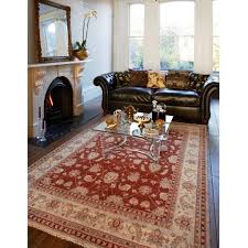 bordered persian wool rug