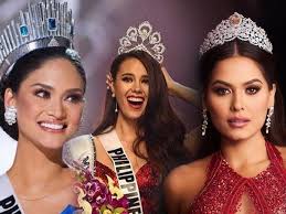 look the miss universe crown over the