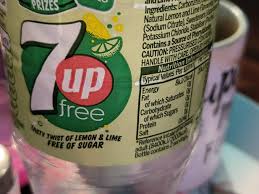 7up free 500ml bottle nutrition facts