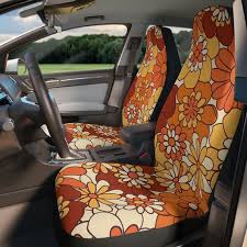Flower Pattern Car Seat Cover Spring
