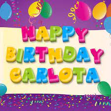 Birthday Carlota gambar png