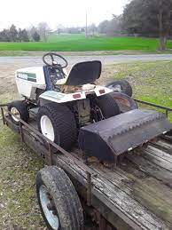 bolens h14xl mower with deck tiller and