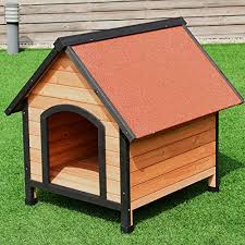 Many dog boarders offer lots of free play and open spaces for dogs to roam. Tangkula Dog House Wooden Pet Kennel Outdoor Weather Waterproof Pet House Natural Wooden Dog House Home With Reddish Brown Roof Pet Dog House Small Natural Wood Buy Online In Guernsey At Guernsey Desertcart Com