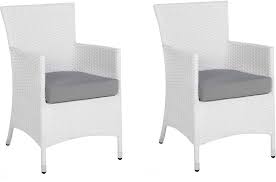Set Of 2 X Italy Rattan Dining Chairs