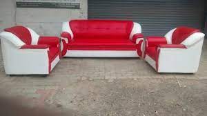 4 Seater Teak Wood Sofa Set