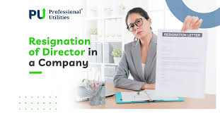 resignation of director in a company