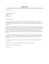 Sales Professional Cover Letter Example Cover Letter For Inside