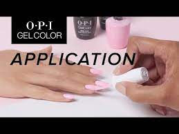opi gelcolor tutorial application