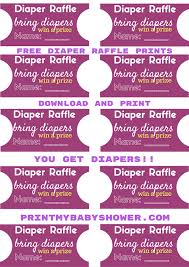 10 free printable diaper raffle tickets