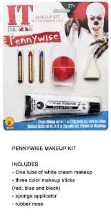 pennywise makeup kit costume kits