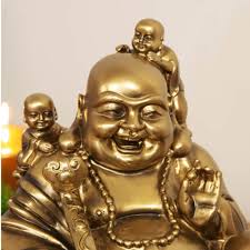 Large Laughing Fat Buddha Cherub