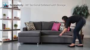the serendipity sectional sofa bed