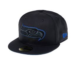 New Era Seattle Seahawks Blue Action 59fifty Fitted Cap