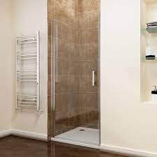 elegant 900mm frameless pivot shower