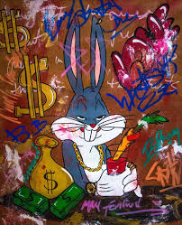 Buck$ bunny — blood overdrive. Whats Up Doc The Same As Always Ft Bugs Bunny Von Carlos Pun 2019 Gemalde Artsper 799368