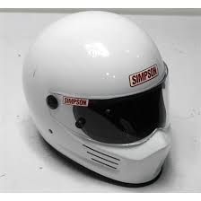 Garage Sale Simpson Bandit Sa2010 Racing Helmet White