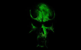 green skull desktop wallpapers