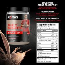 whey protein isolate six star 100 whey