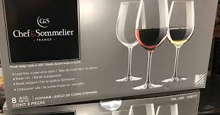 chef sommelier crystal wine glass 8