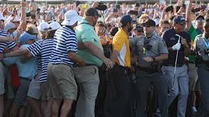 There were incredible scenes at the 18th hole as the crowd went wild, desperate to revel in mickelson's astonishing achievement. 73jttpbb4rd3rm