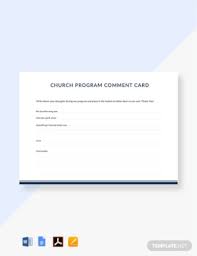 Free 15 Church Program Examples Templates Download Now