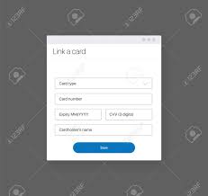 First, log into your bank of america online account. Add Bank Card Payment Methods Design Concept Link Your Bank Account Add Credit Card Step Screen Minimal Style Ui Design Concept Royalty Free Cliparts Vectors And Stock Illustration Image 145612775